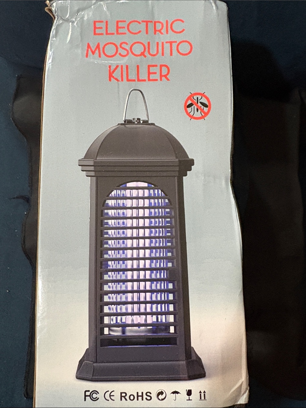 Electric Mosquito Killer Lantern - Black